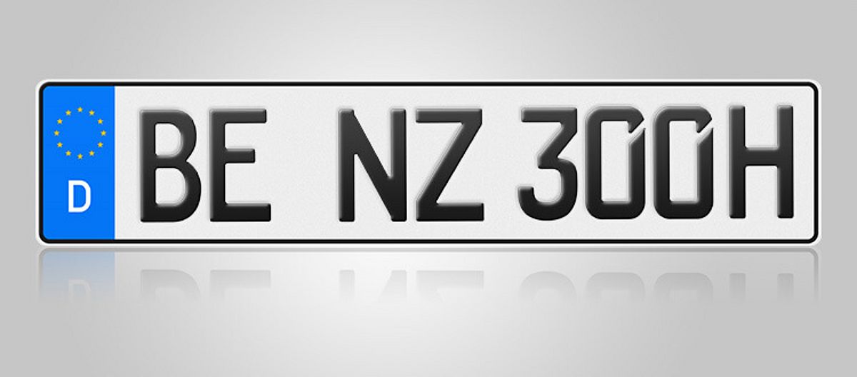 KfzKennzeichen in Deutschland ACE